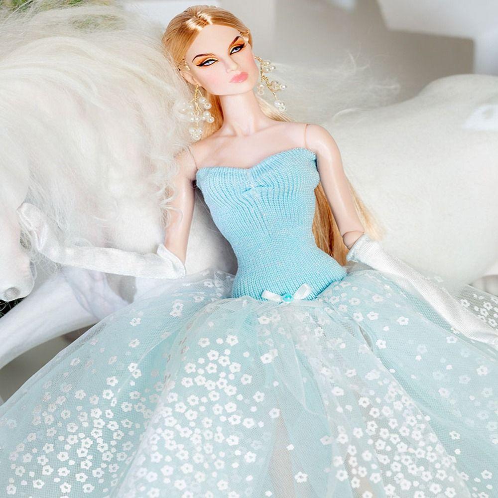 Exquisite Feather Dress Gauze Skirt  For 30cm Supermodel Doll/for 1/6 BJD Dolls/for 11.5" Doll