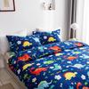 Dinosauří povlečení na přikrývku Sada povlečení Twin Queen King Size 240x220 Severský přehoz na postel 150 Euro Ložní prádlo 2 Ložnice Přehoz na postel 200x200