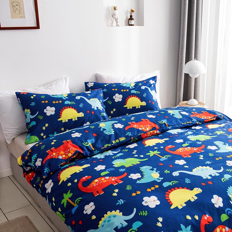 Dinosauří povlečení na přikrývku Sada povlečení Twin Queen King Size 240x220 Severský přehoz na postel 150 Euro Ložní prádlo 2 Ložnice Přehoz na postel 200x200