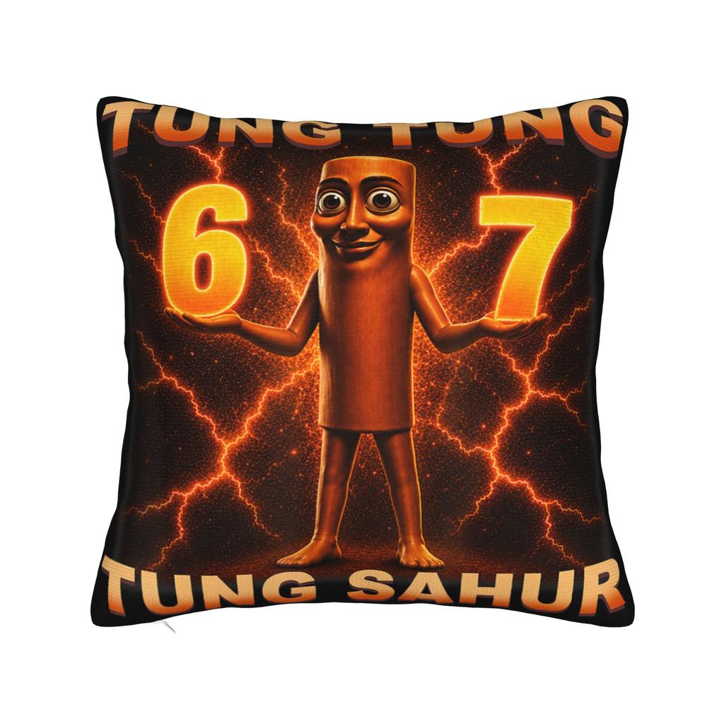 Pillow Cover USA 250 Anniversary Tung Sahur John Pork AI Baby 4th July Funny Pillow Case For Sofa Home Decoration Pillowcases