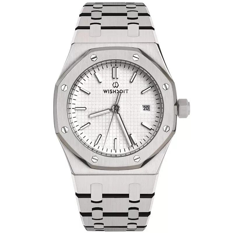 Swiss Waterproof Men's Automatic Mechanical Watch with Large Dial - European & American Style