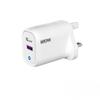 120W Cross-Border USB Fast Charger - European, American, UK Standard, Amber Yellow