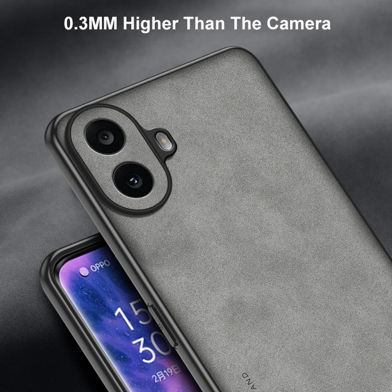 For CMF Phone 1 Case Luxury PU Leather Phone Case For Nothing CMF Phone 1 Back Cover Matte Silicone Shockproof Full Protection