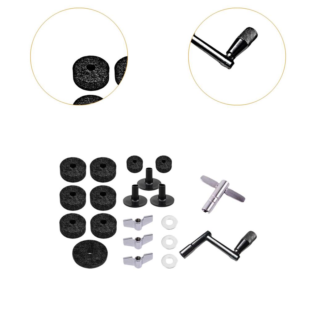 Equipment Cymbal Felts Washers Percussion Instruments, Cymbal Washer, Drum Replacement Parts Accs, for Performer Musician