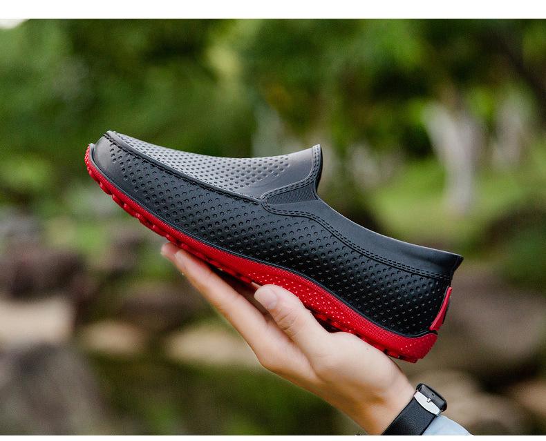 Men's Low-Top Non-Slip Waterproof Rain Boots for Fishing, Men/Women/Teenagers Rubber Shoes