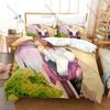 Anime SSSS Gridman Bedding Set, Duvet Cover & 2 Pillowcases, Robot Character Pattern Breathable Fabric All Season Use