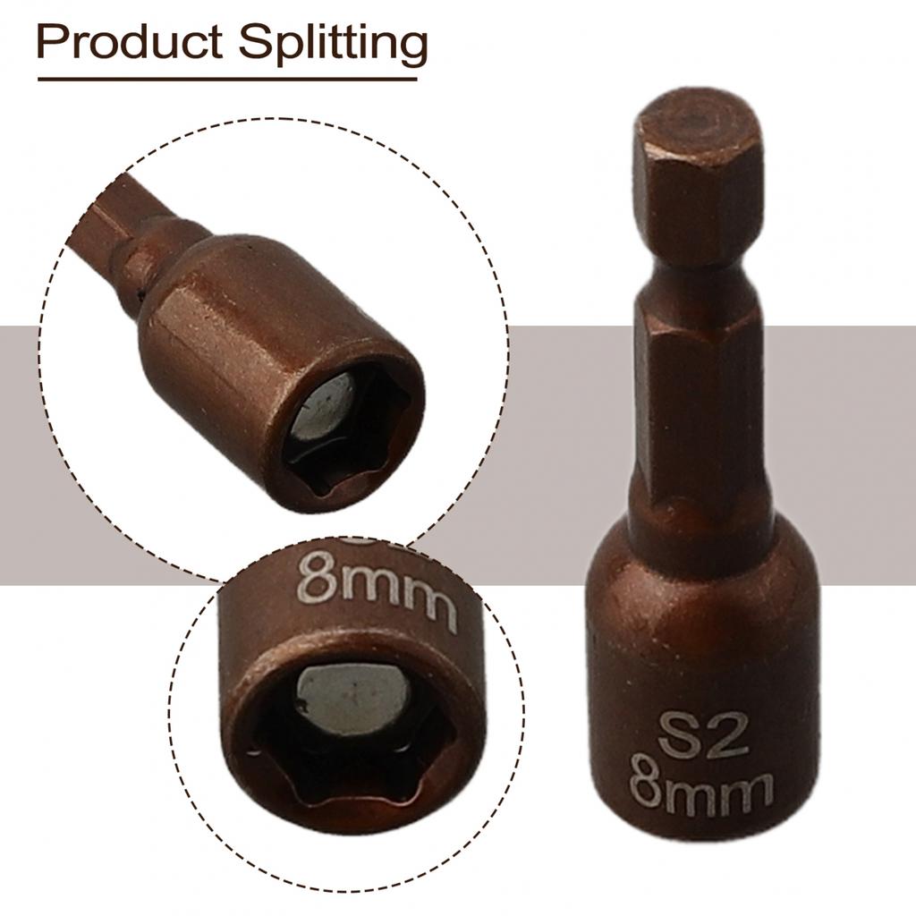 Premium Grade Hex Shank Wrench with Magnetic Nut Driver 1/4 Inch Shank