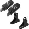 BQ Footrests + Passenger Footrest Support for Harley Davidson Touring 93-25