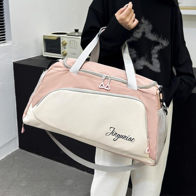 Gym Bag One Shoulder Crossbody Carrying Multifunctional Backpack Sports Bag Short Travel Bag Team Training Bag