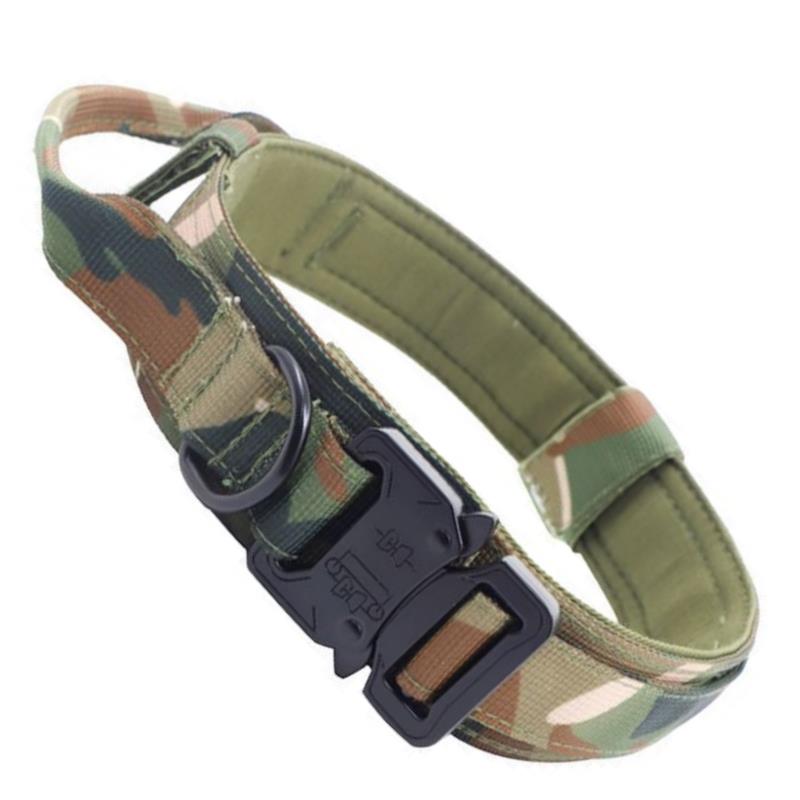 Dog Collar Nylon Adjustable Durable German Shepherd For Medium Large Outdoor Walking Training Pet Supplies