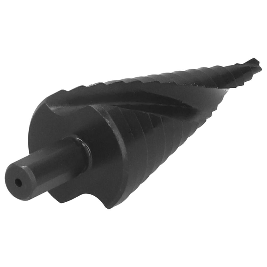 3ks Sada stupňovitých spirálových vrtáků Multifunkční průmyslové DIY kovoobráběcí nástroje