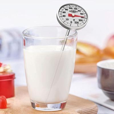 Food Thermometer 210°F 100°C BBQ Meat Food Coffee Milk Length 12.5cm