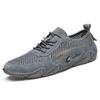 Youth summer new large size casual sports shoes outdoor hollow breathable mesh shoes simple fashion men's shoes