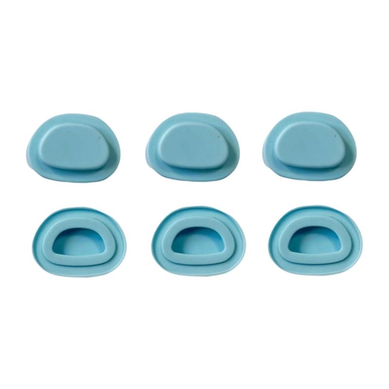 6PCS Blender Spout Sealing Caps Heat Resistant Silicone Replacement Part Silicone Texture Suitable for Mixing Machines