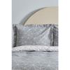 Home Colby Gray 100% Cotton Single Duvet Cover Set