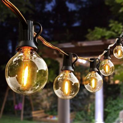 Waterproof G40 String Lights: Energy-Saving LED Outdoor Garden & Christmas Décor for Camping