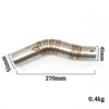 GSXR1000 High Quality Motorcycle Exhaust Middle Pipe Link Pipe For Suzuki GSXR1000 GSX R1000 GSXR 1000 2005 2006 K5 K6 Link Pipe
