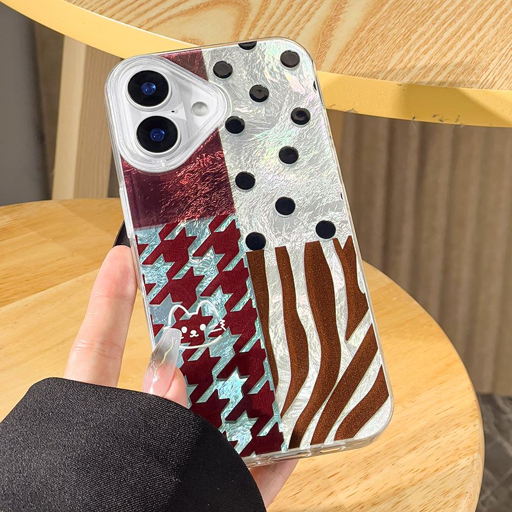 Phone Case for iPhone 11 13 16 Pro Max iPhone 14 15 Pro Max 12 13 Pro Max 16 Plus  13 Pro 14 Pro Glacier Pattern High-grade Color