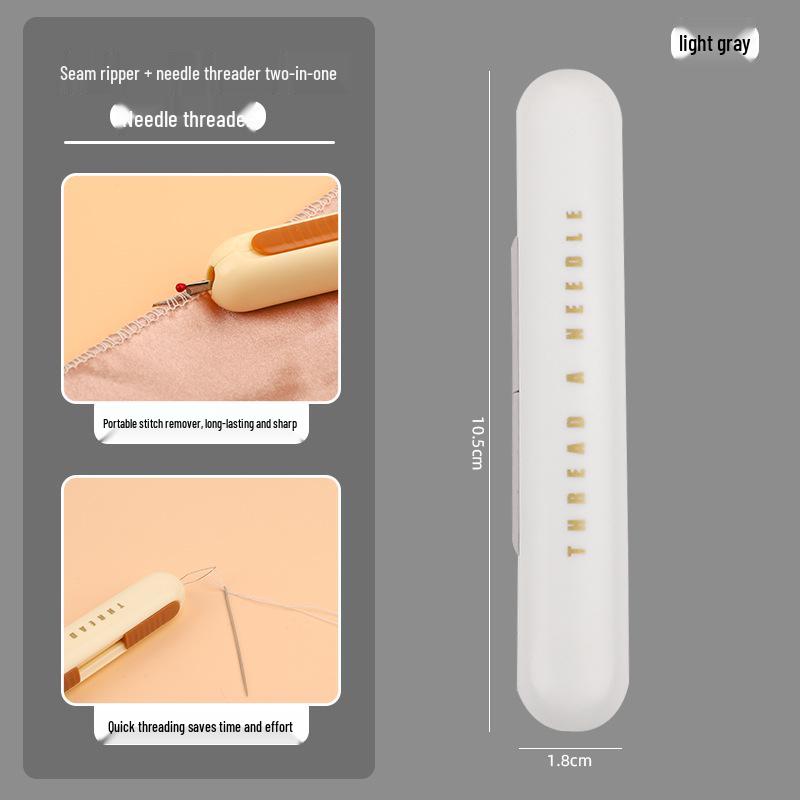 

Портативный нитковдеватель 2-в-1 и распарыватель швов для ручного шитья