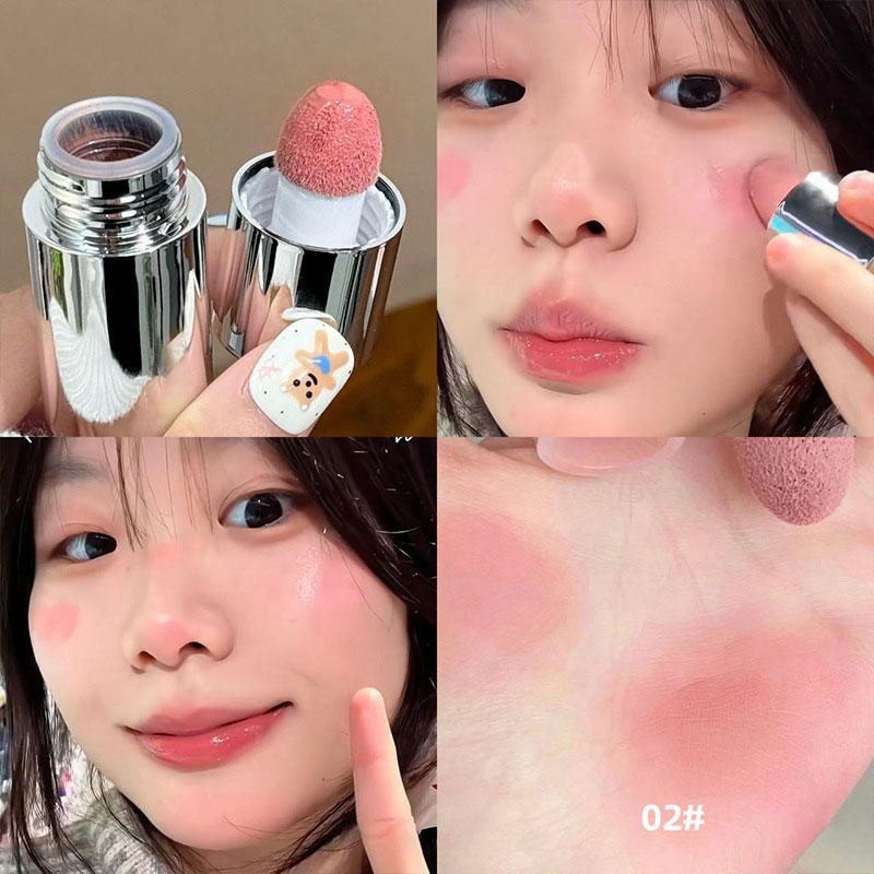 

Бархатные жидкие румяна матовые румяна с губкой натуральные стойкие осветляют контур лица румяна тинт для макияжа A-2