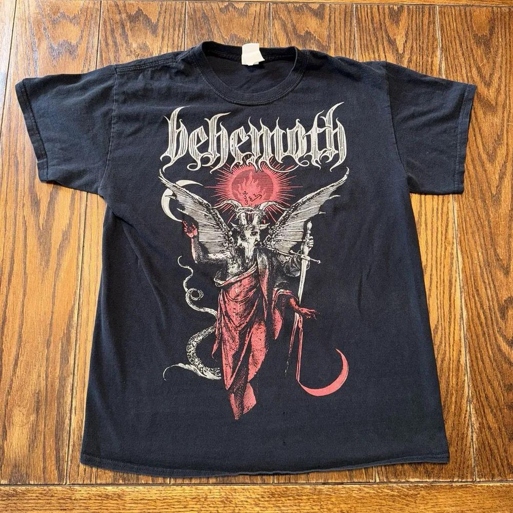 Unisex Short Sleeve Crew Neck Cotton T Shirt Behemoth Death Metal Band XXXXL