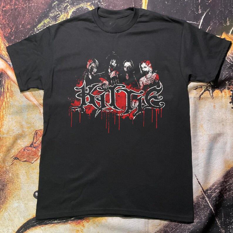 

KITTIE BAND Poster Rock Music Shirt Men Women Unisex Cotton Tee Unisex T-Shirt S