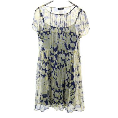 MAX&CO Silk Overall Handle Short Sleeve Sheer Mini Dress Women Used