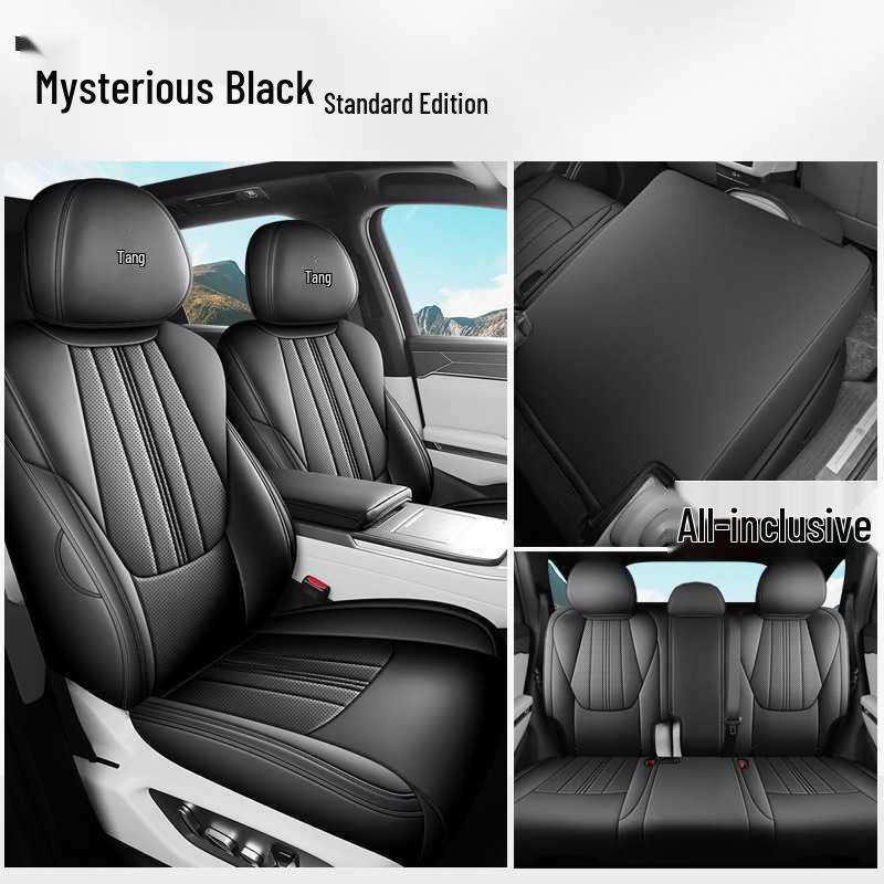 BYD Tang L Full Coverage DMI/EV Seat Covers - Breathable Perforated Cushions for All Seasons