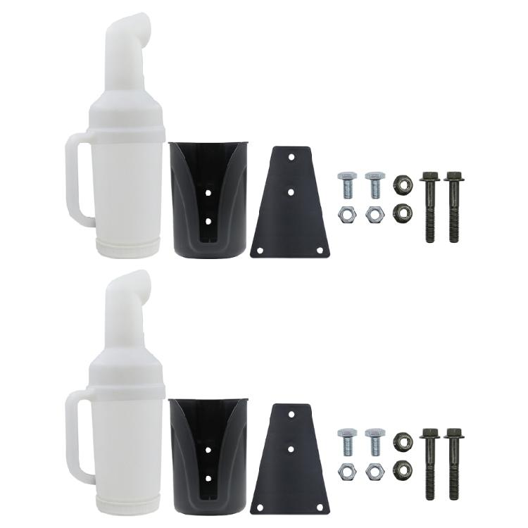 Large Volumes Golf Cart Divot Repair Tool Handle Included Base Hardware Rain Protected Neck Easy Fill High Capacity