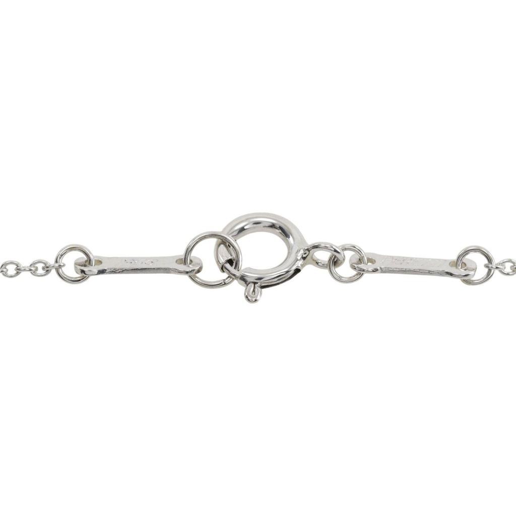 Used [TIFFANY&Co.] Tiffany Open Heart Elsa Peretti Silver 925 Unisex 2.5g Necklace