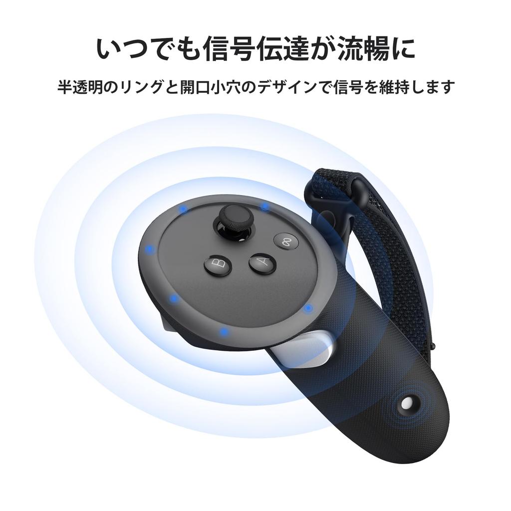 KIWI design G4 Pro Controller Grip for Meta Quest an Official Meta Silicone Controller Cover for Easy Drop and Meta 3/3S, Co-Brand Partner.