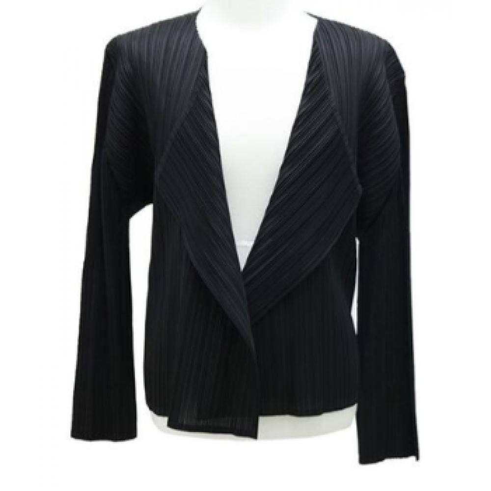 Shiz Madam Women S Colorful Art NeckBanding Pleated Shawl Cardigan B Color