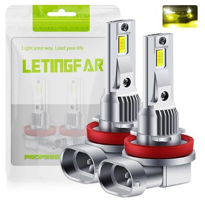 H11 LED Fog Lamp, Explosive Light, Yellow, Compatible with Vehicle Inspection, H8, H9, H9,
