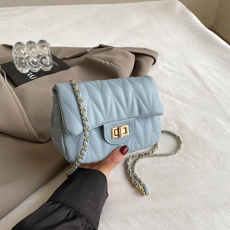 Chic Fashionable Women's Bag 2024 New Trendy Simple Chain Shoulder Crossbody Bag