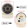 MAIMEIMI Retro Classical 2"52MM 240-33ohm Fuel Level Gauge with Sensor Red Backlight Oil Tank Meter Waterproof for Car Boat