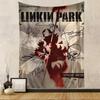 Nu Metal Band L-Linkin P-Park Cartoon Tapestry Art Science Fiction Room Home Decor Wall Hanging Sheets