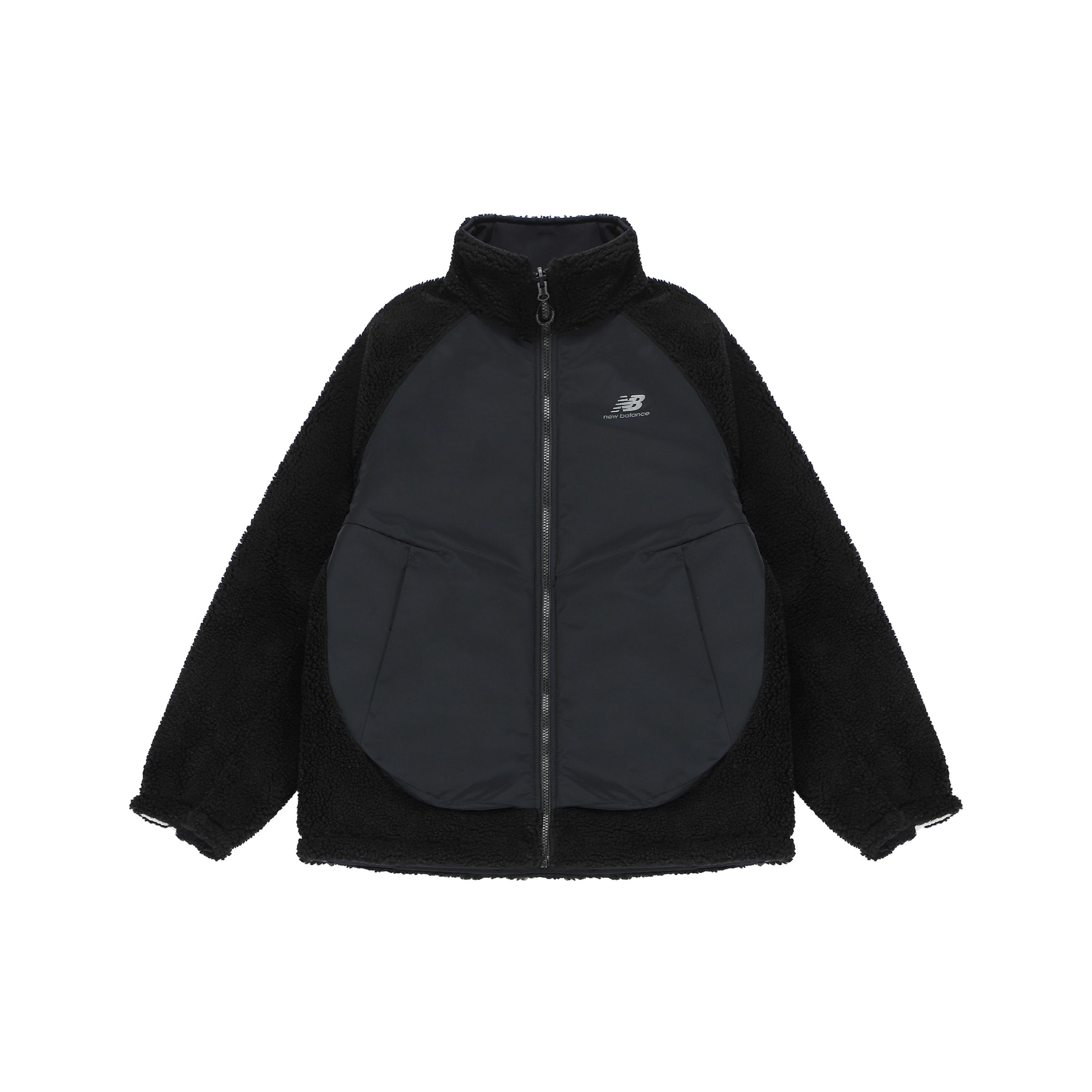 New Balance Sports Warm Reversible Jacket Asia Sizing  White Black  Unisex 6DC39703-BK L