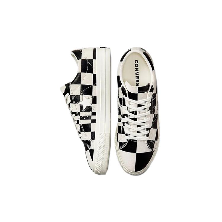 Converse One Star Low 'Warped Board - White Black' (Unisex) White / Black Skate Shoes 172352C