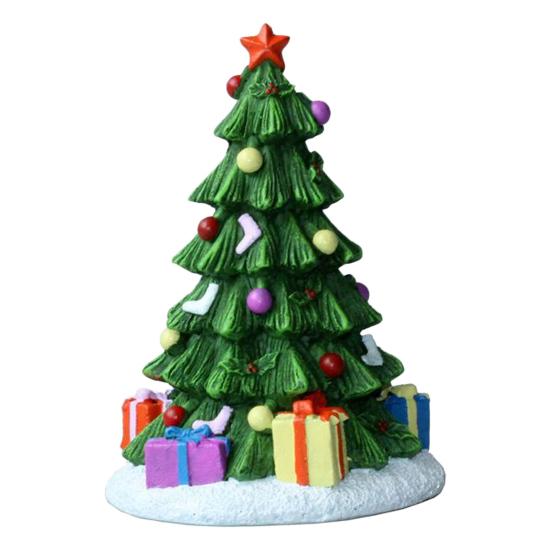 Christmas Tree Aquarium Ornament Realistic Appearance Fish Tank Decoration Resin Figurine Landscape Decor