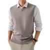 Men's Autumn/Winter Wool Knit Sleeveless Vest - Business Casual & Comfortable Sweater.