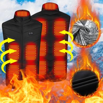 Chaleco calefactor abdominal de 11 pulgadas con control dual recientemente actualizado Chaleco calefactor eléctrico inteligente de temperatura constante