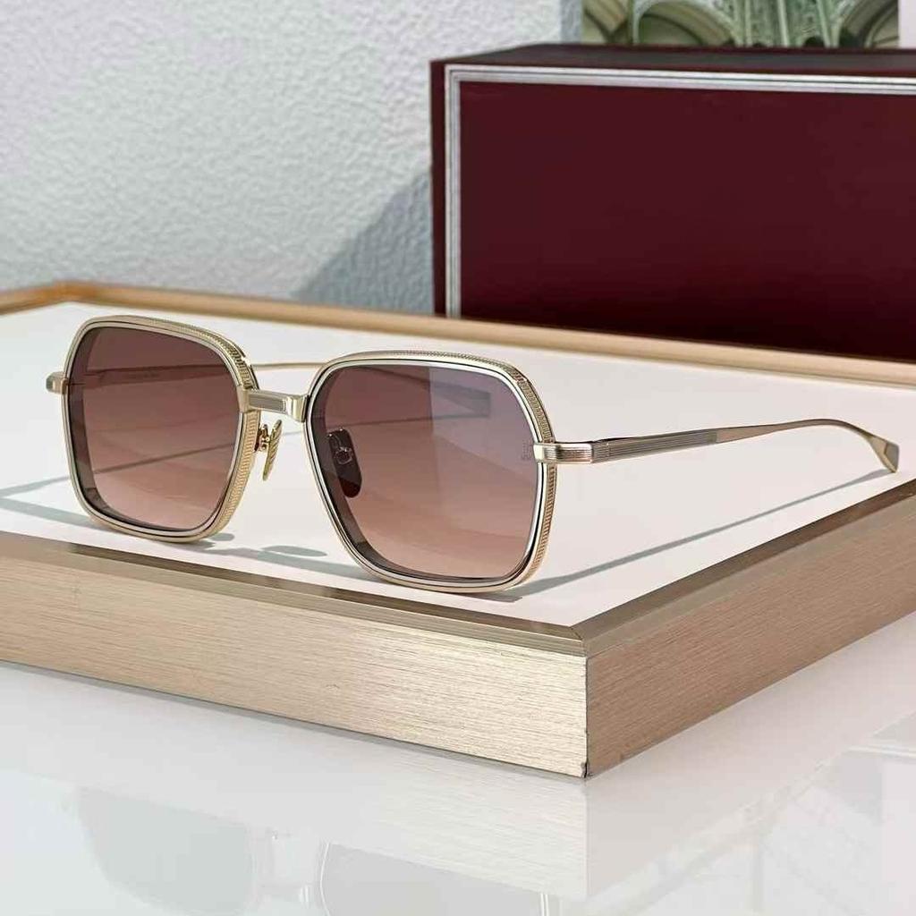 Heavy Metal Luxury Vintage Fashion Trend Sunglasses ADMIRAL Retro Square Design Ultralight Titanium UV400 Unisex A+ Top Quality