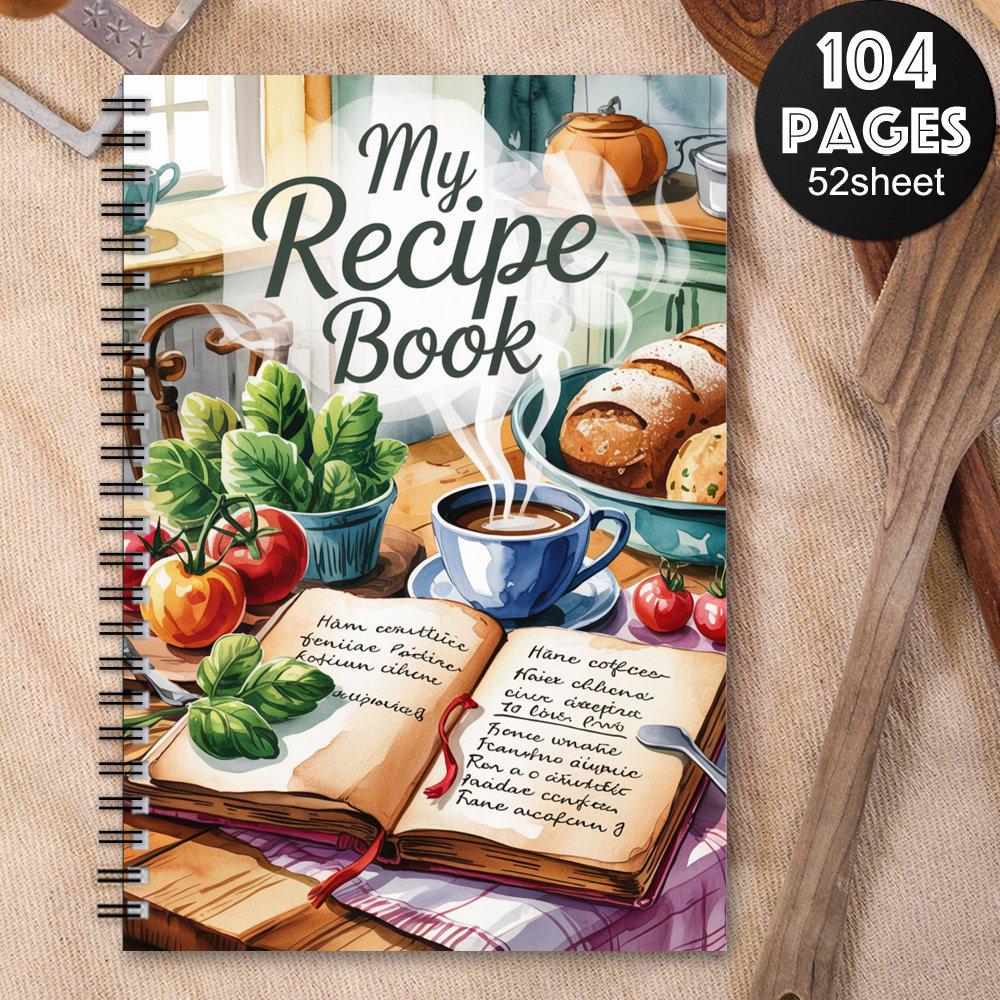 Spiral-Bound My Recipe Kitchen Diary
