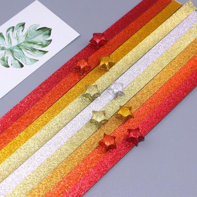 Cute Colorful Star Origami Paper Single Sided Art Craft Lucky Star Origami Best Wishes Cartoon Folding Star Kids Gift