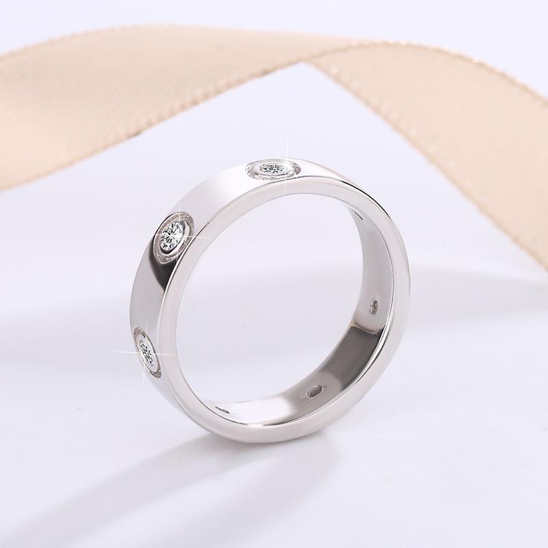 Excellent Moissanite Ring for Women Men S925 Sterling Silver Wedding Engagement Rings Couples Sets Jewelry