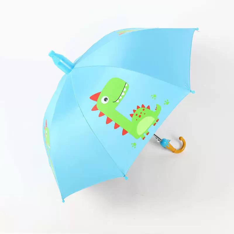 Creative Vinyl Sunshade Umbrella, Rain or Shine Long-Handle Children's Umbrella, Cartoon Kindergarten Children's Umbrella, Automatic Kids' Sun