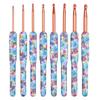 8pcs/set Sewing Crochet Hooks Ceramic Handle Alumina Crochet Hooks Knitting Needles Set Sewing Crochet for Weave Sewing Needles DIY Tool