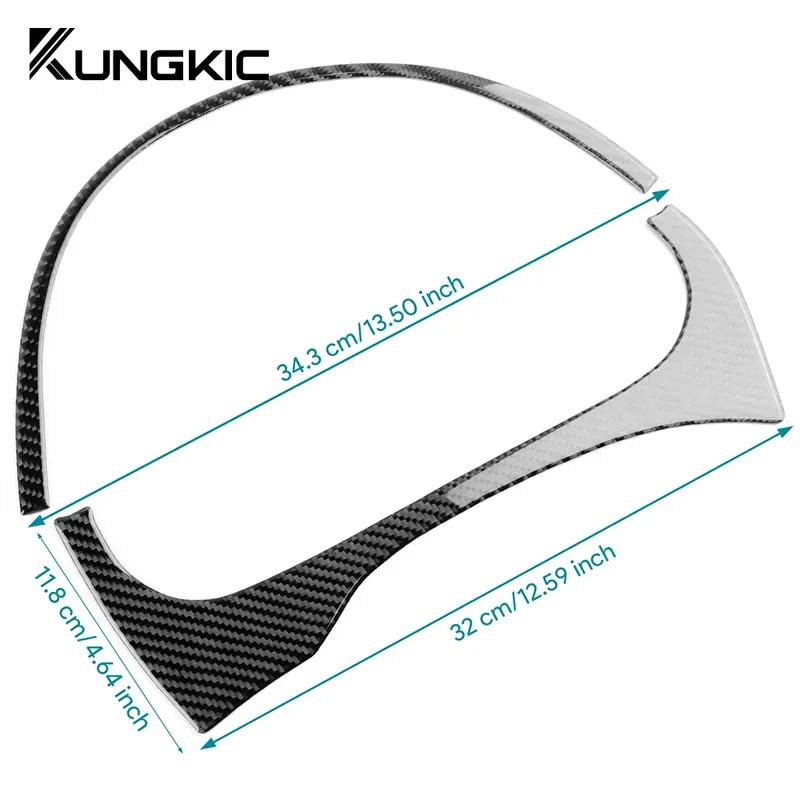 Real Soft Carbon Fiber lnstrument Sticker For Renault Fluence Megane RS 2009 2010 2011 2012 2013 2014 2015 LHD RHD Accessories