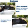 4 Packs Universal Car Window Screens - 2023 New Car Window Covers Sun Shades with UV Protection, Window Shades for Car Side Windows, Mesh Window