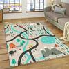 Highway Runway Playroom City Traffic Road Map Child PlayMat Carpet Rug for Bedroom Living Room Sofa Decoration Decor Floor Mat
